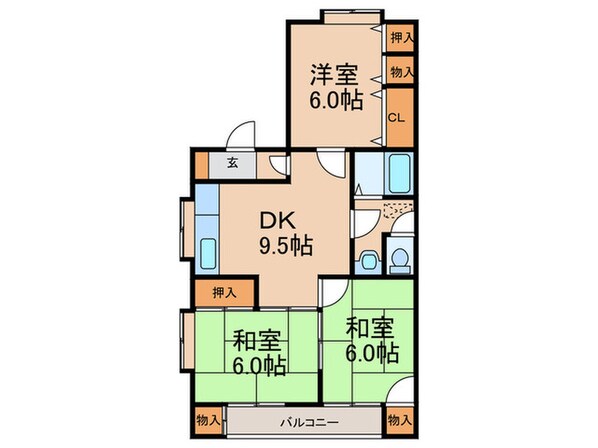 クオリティ－片峰の物件間取画像